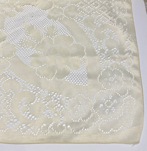 Large Ecru Lace Tablecloth