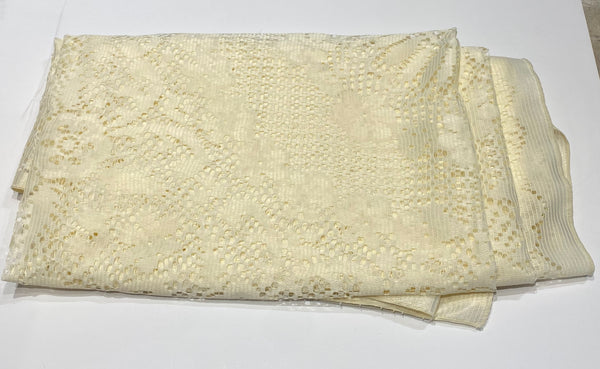 Large Ecru Lace Tablecloth