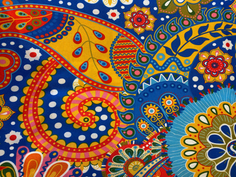 Retro-Inspired Colourful Fabric
