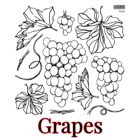Grapes IOD Stamp