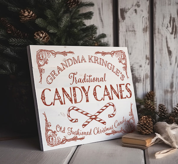 Candy Cane Cottage IOD Transfer *New*