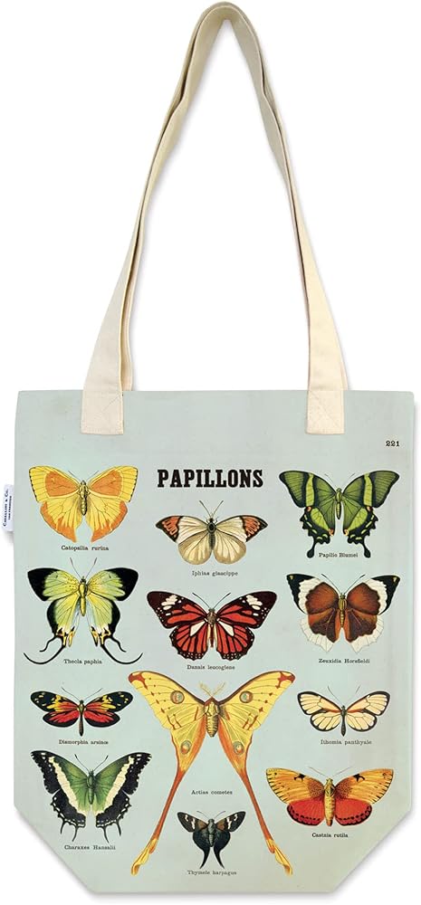 Vintage Tote Butterflies