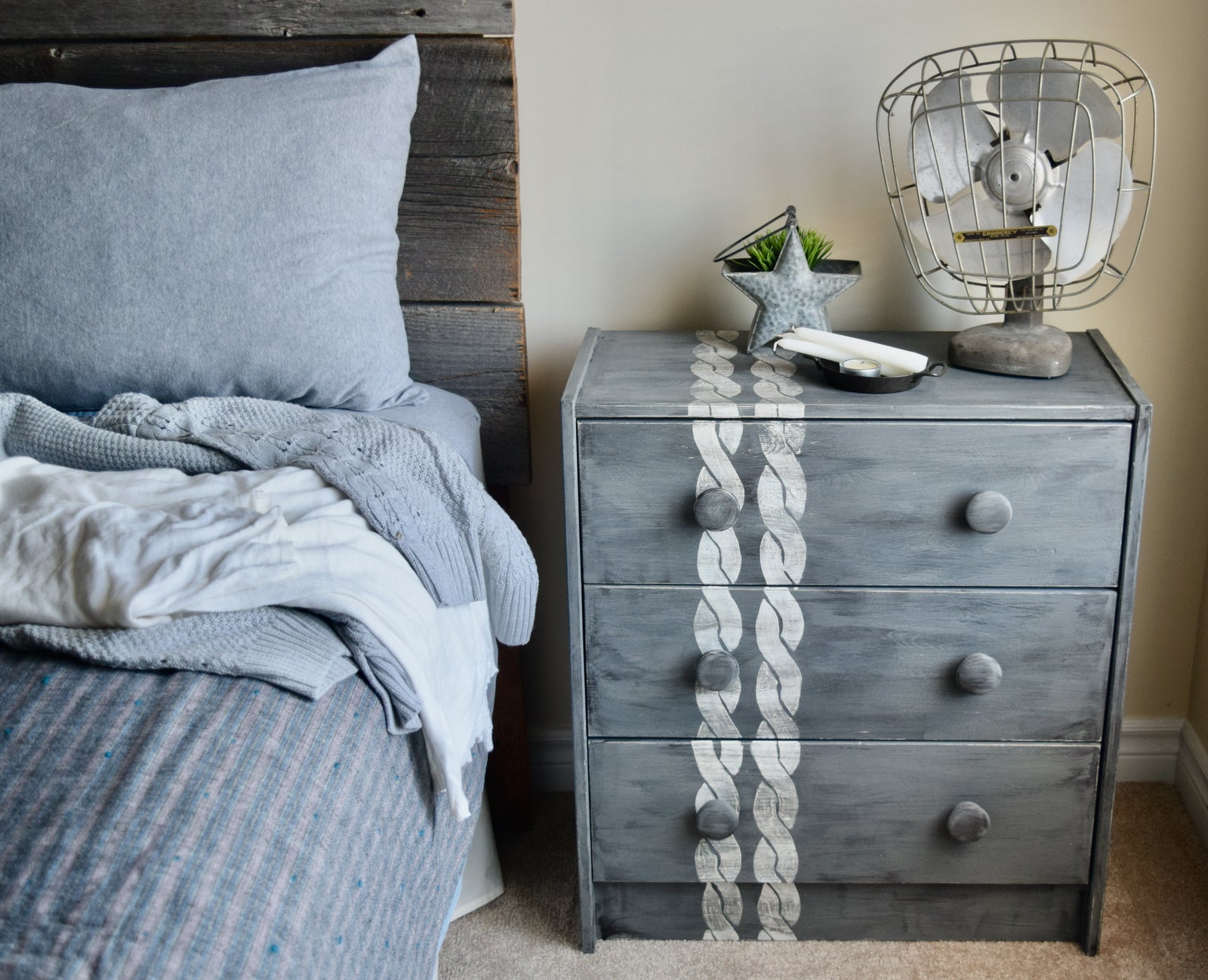Cozy Cable Knit Small Dresser