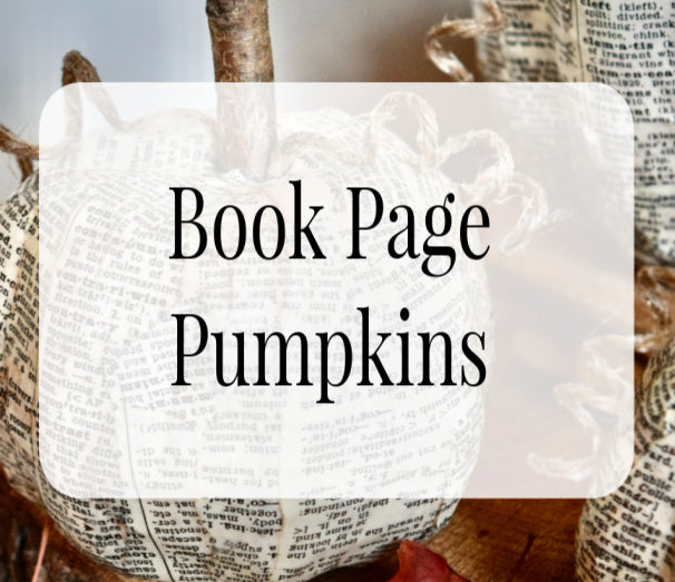 Book Page Pumpkins Workshop (In-Person)
