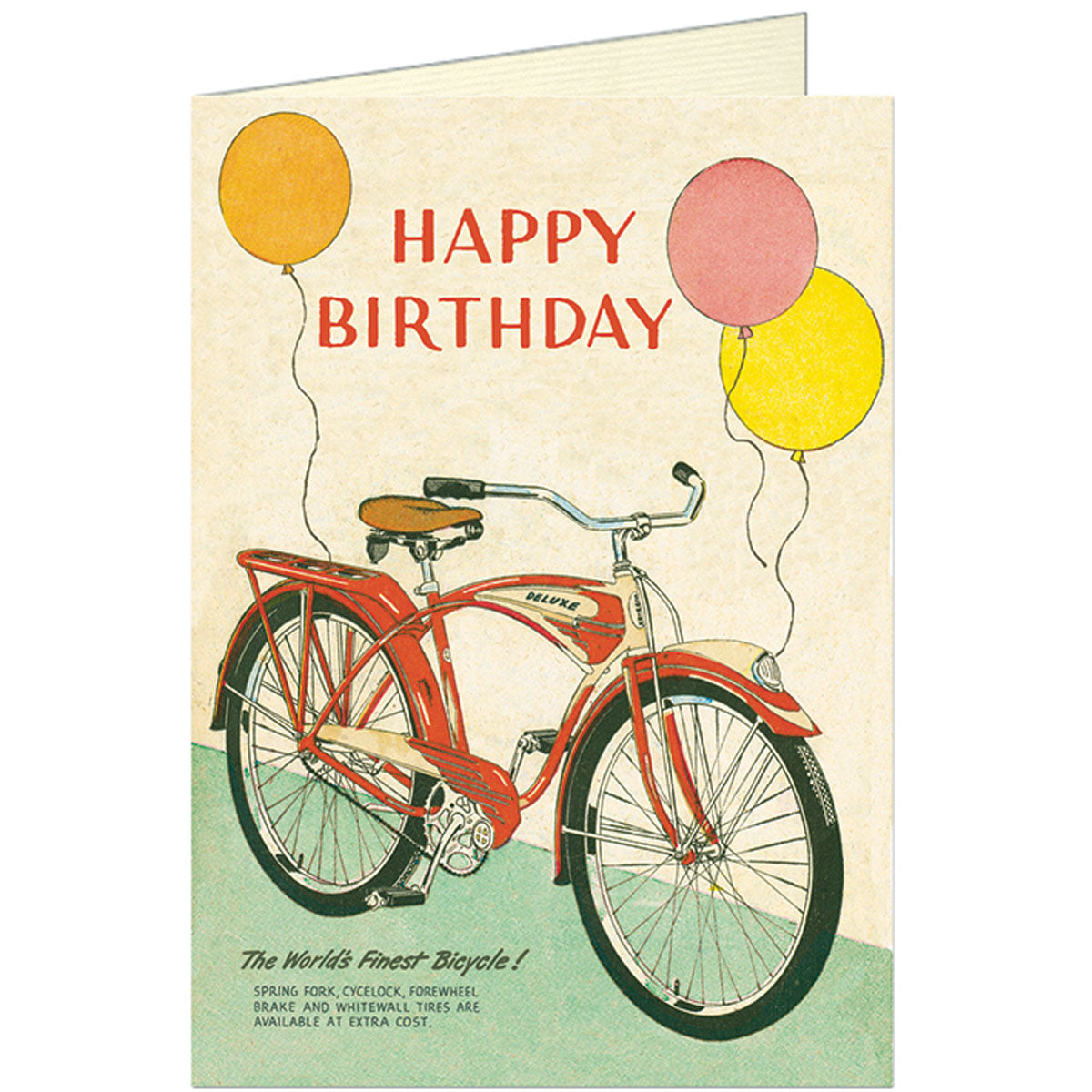 Happy Birthday Bicycle Card