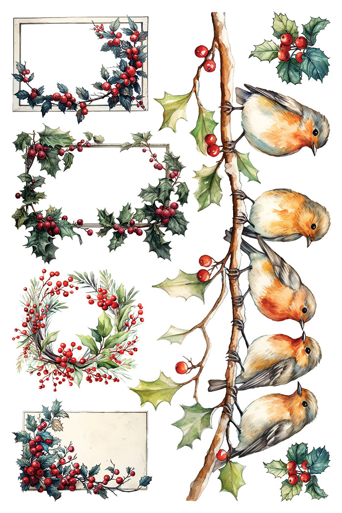 Yuletide IOD Decor Transfer *NEW*