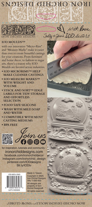 Snow Globes IOD Mould *NEW*