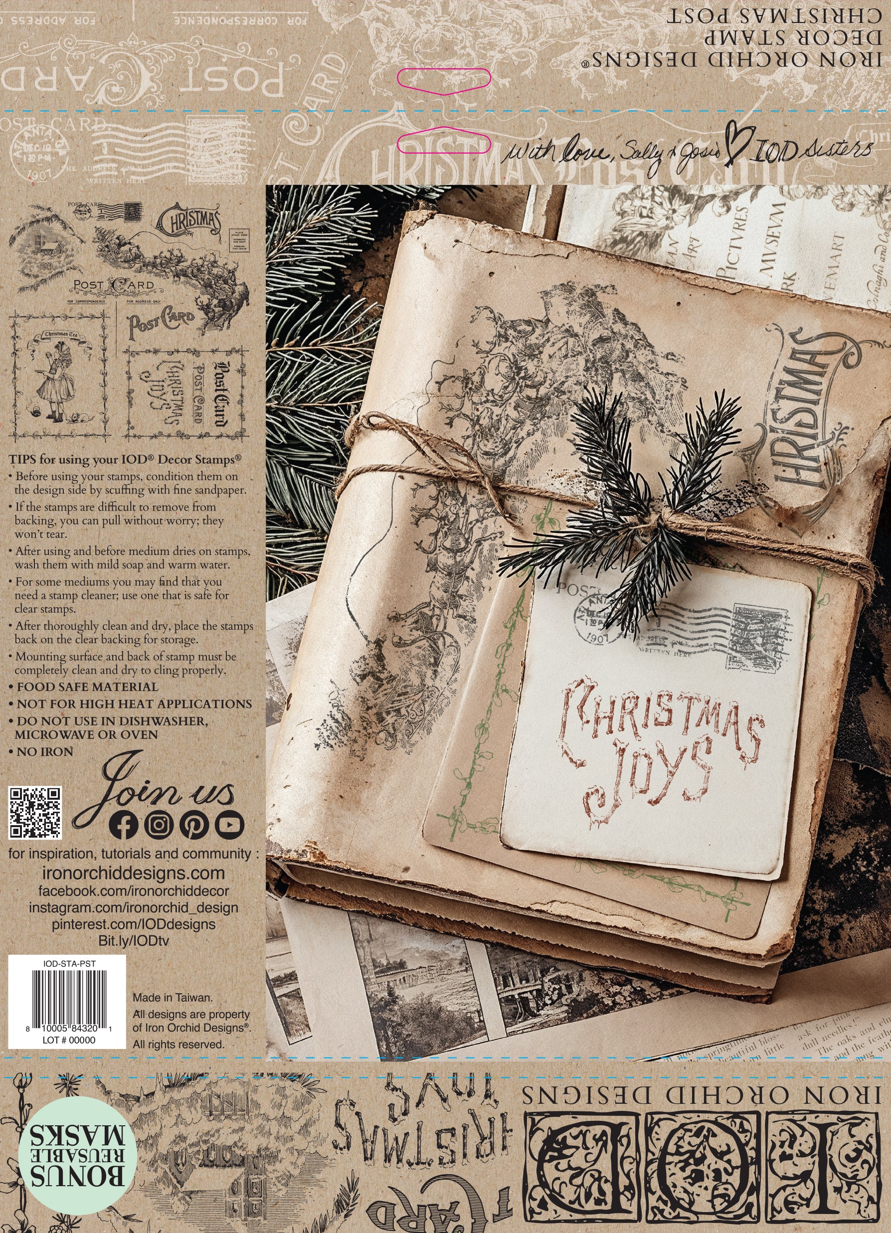 Christmas Post IOD Stamp *NEW*