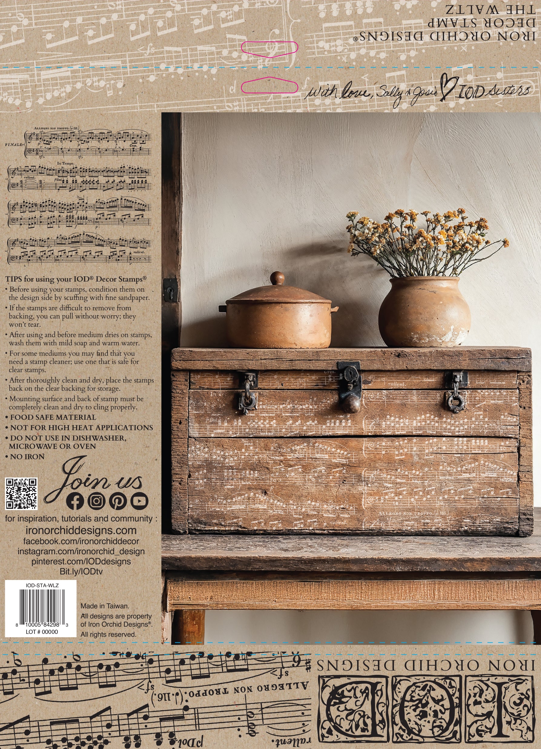 The Waltz IOD Stamp *NEW*