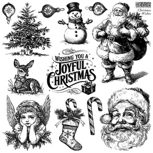 Christmas Wishes IOD Stamp *NEW*