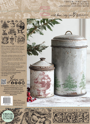 Christmas Wishes IOD Stamp *NEW*