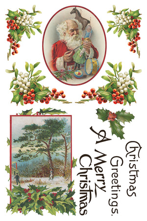 Christmas Joy IOD Decor Transfer *NEW*