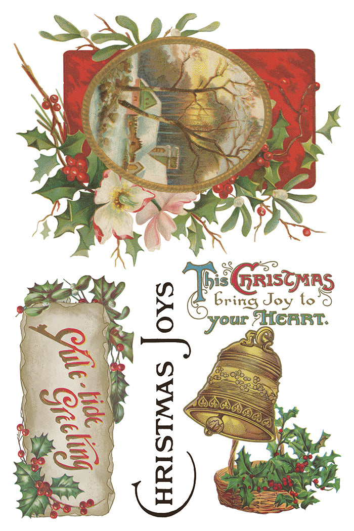 Christmas Joy IOD Decor Transfer *NEW*
