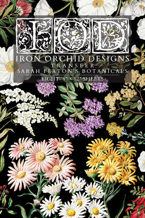 Sarah Featon's Botanicals IOD Decor Transfer *NEW*