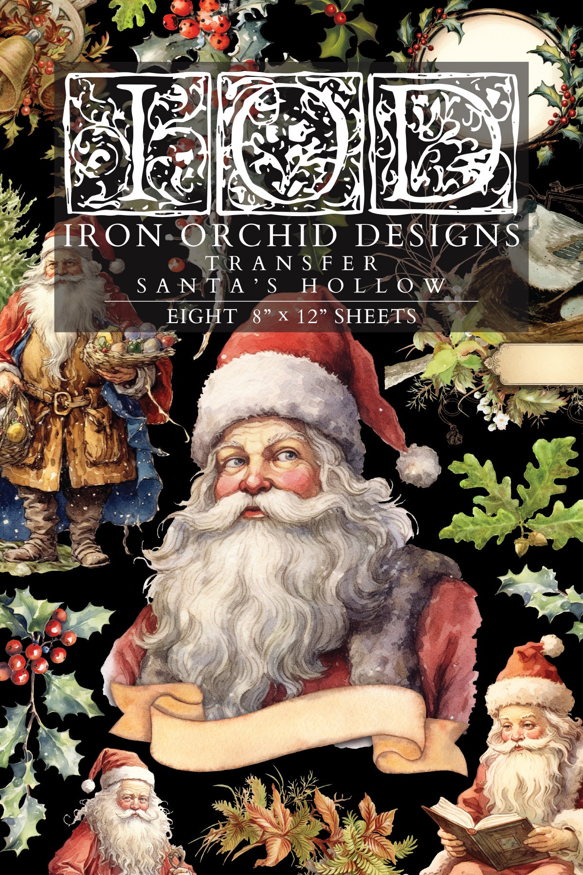Santa's Hollow IOD Decor Transfer *NEW*