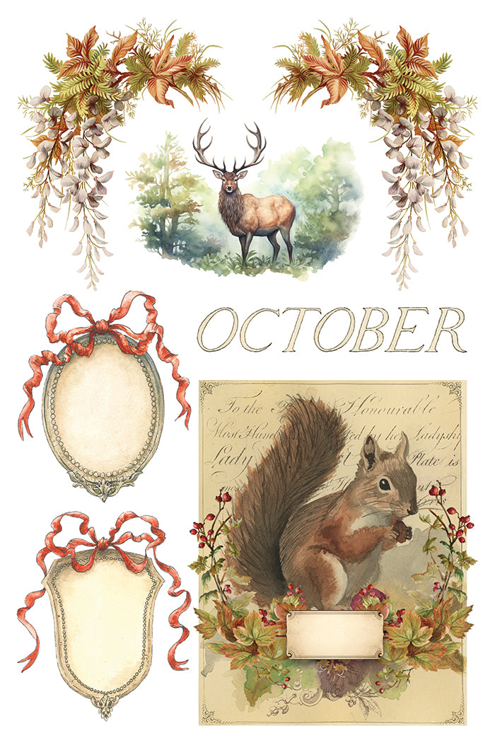 Santa's Hollow IOD Decor Transfer *NEW*