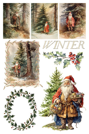 Santa's Hollow IOD Decor Transfer *NEW*