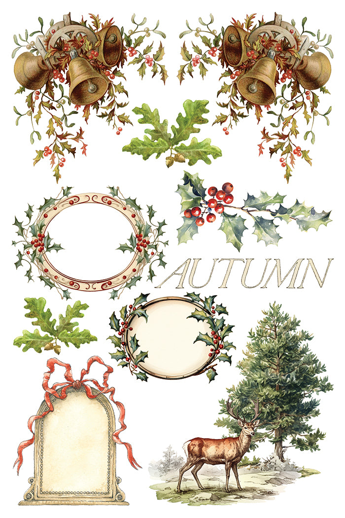 Santa's Hollow IOD Decor Transfer *NEW*