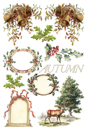 Santa's Hollow IOD Decor Transfer *NEW*