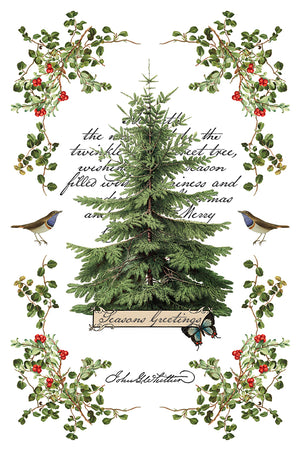 Winter Botanist IOD Decor Transfer *NEW*