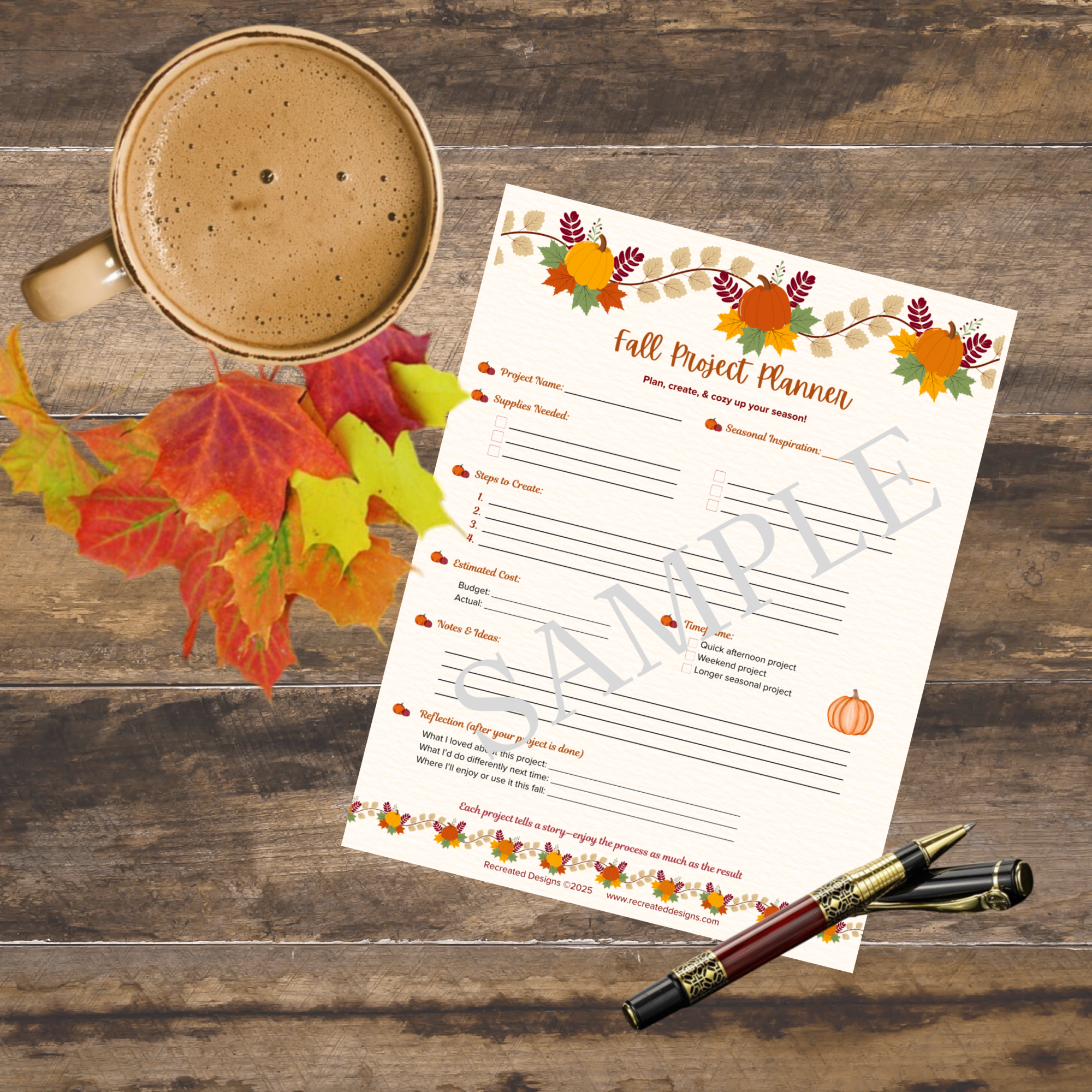 Fall Project Planner
