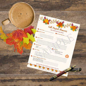 Fall Project Planner