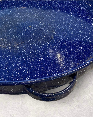 Blue Enamel Ware Pan