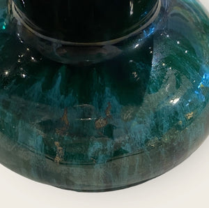 Blue Mountain Green and Black Vase