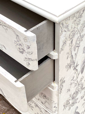 French Toile Petite Dresser