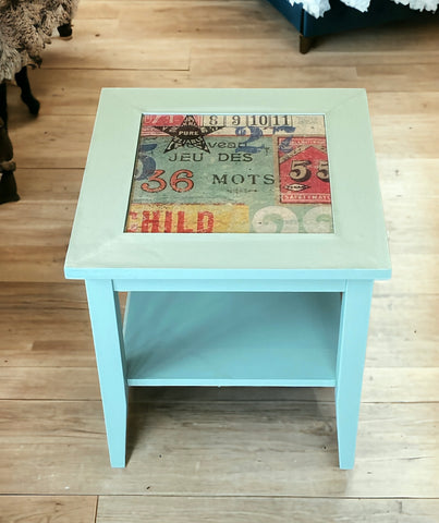 Funky Numbers Side Table