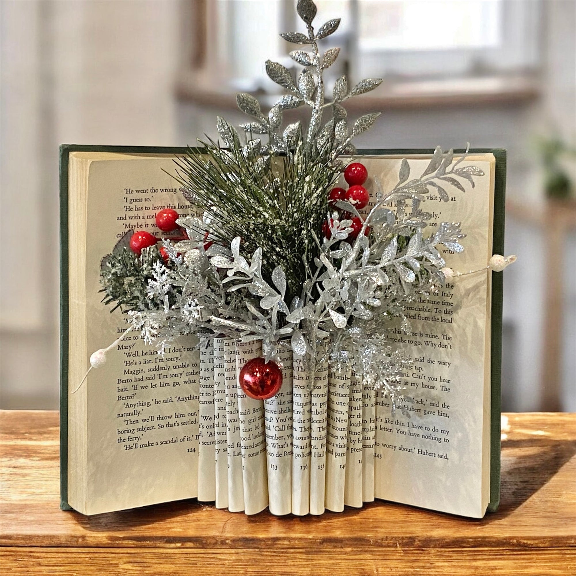 Recreated for Christmas: Upcycled Book Vase (In-Person)