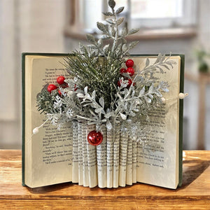 Recreated for Christmas: Upcycled Book Vase (In-Person)