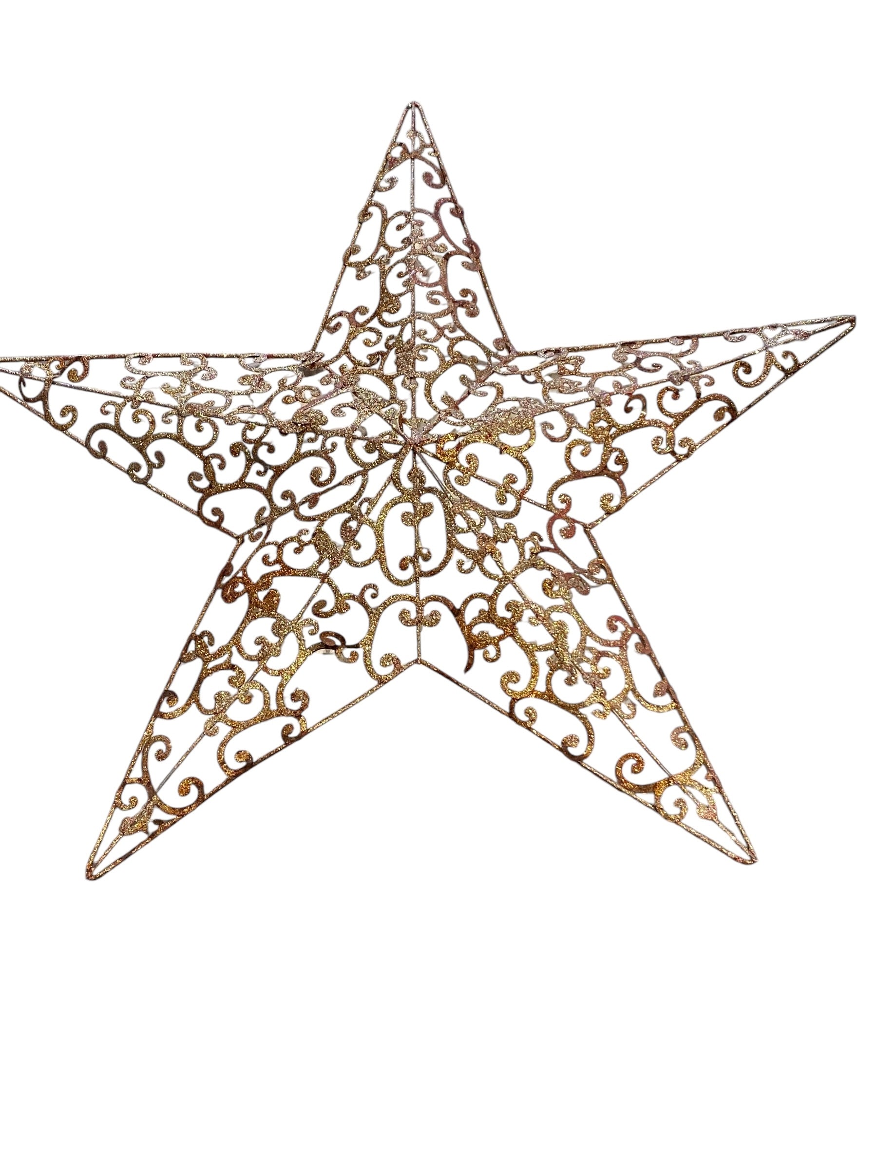 Rusty and Sparkly Vintage Star