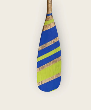 Decorative Blue and Green Paddle