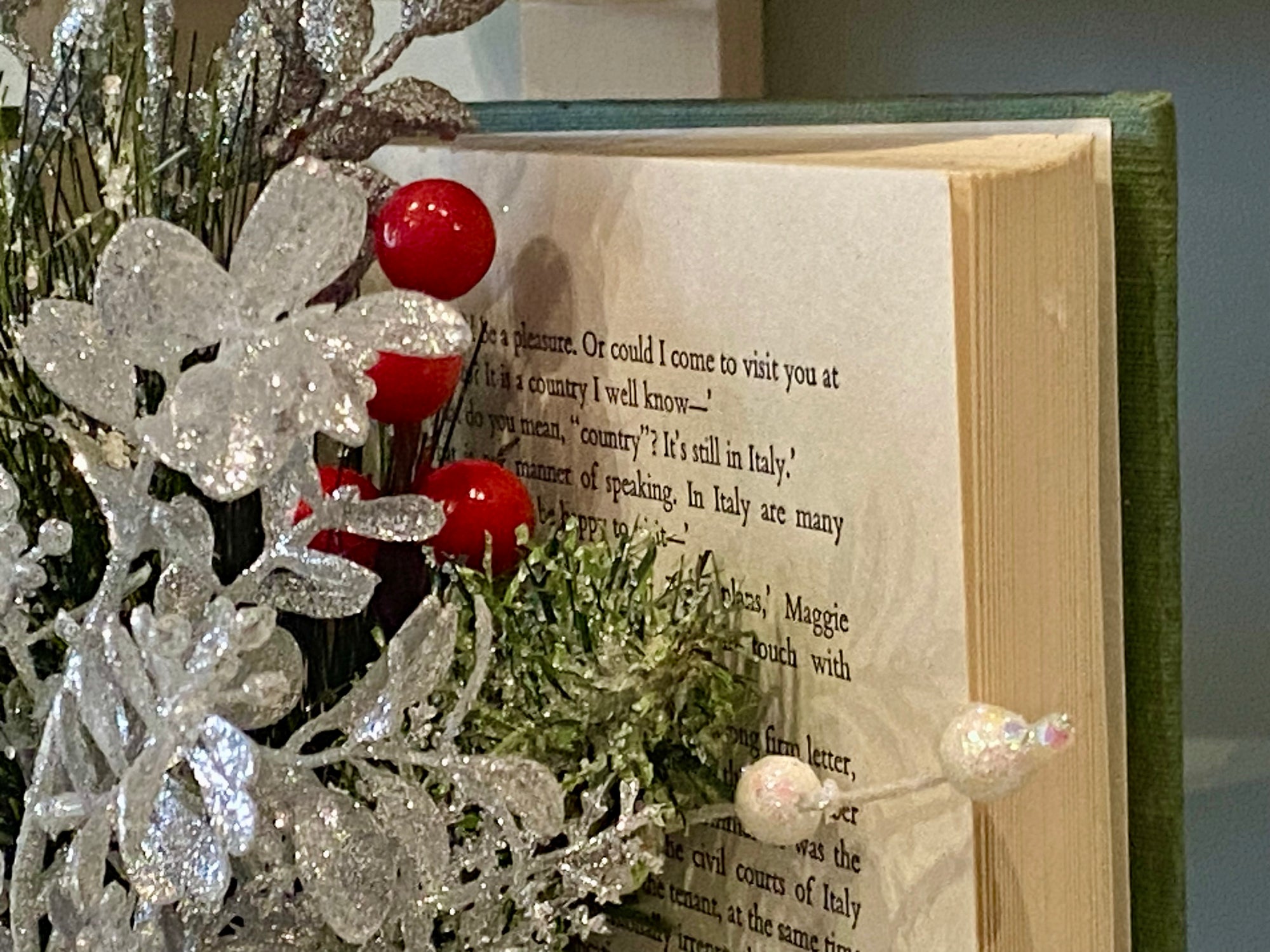 Recreated for Christmas: Upcycled Book Vase (In-Person)