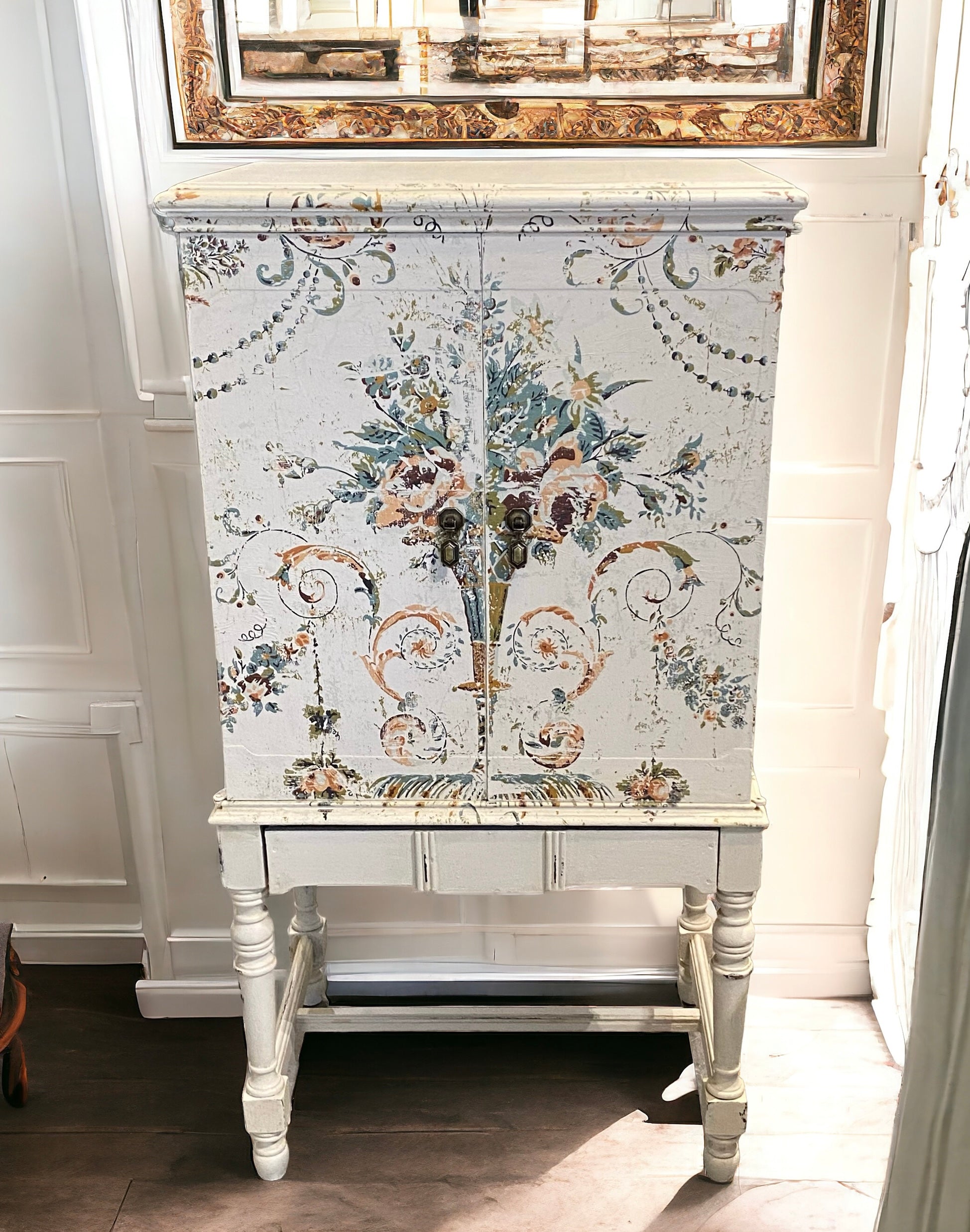 French Chateau Cabinet