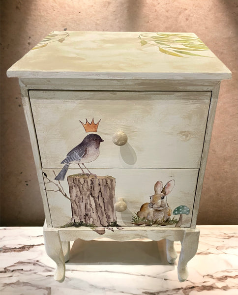 Woodland Creatures Bedside Table