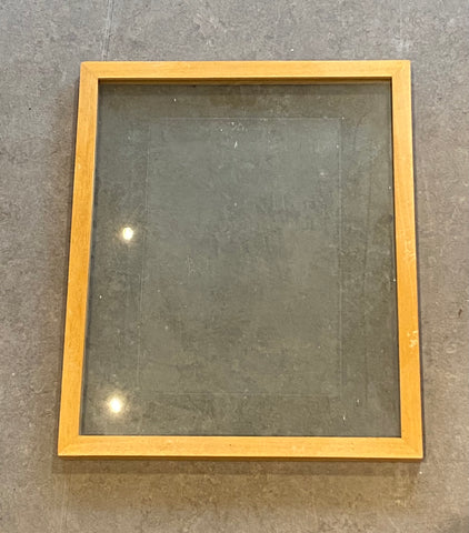 Double Glass Wood Frame