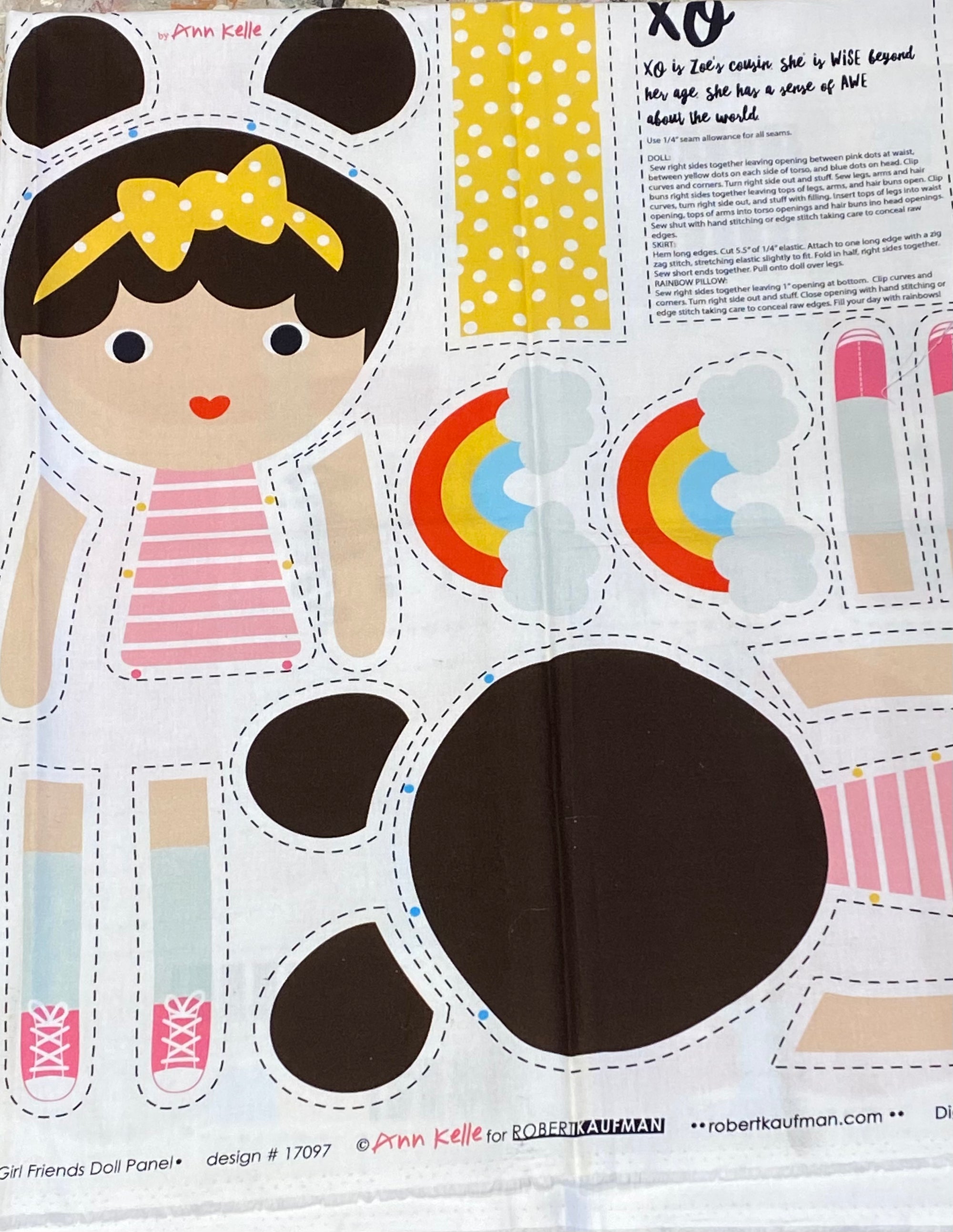 Four Fabric Doll Patterns