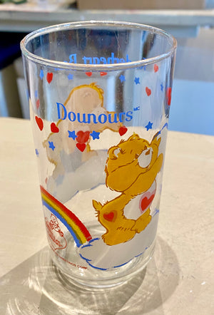 Retro Care Bears Drinking Glass