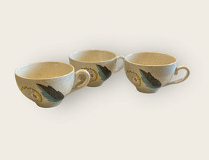 Set of 3 Safari April Showers Tea Cups