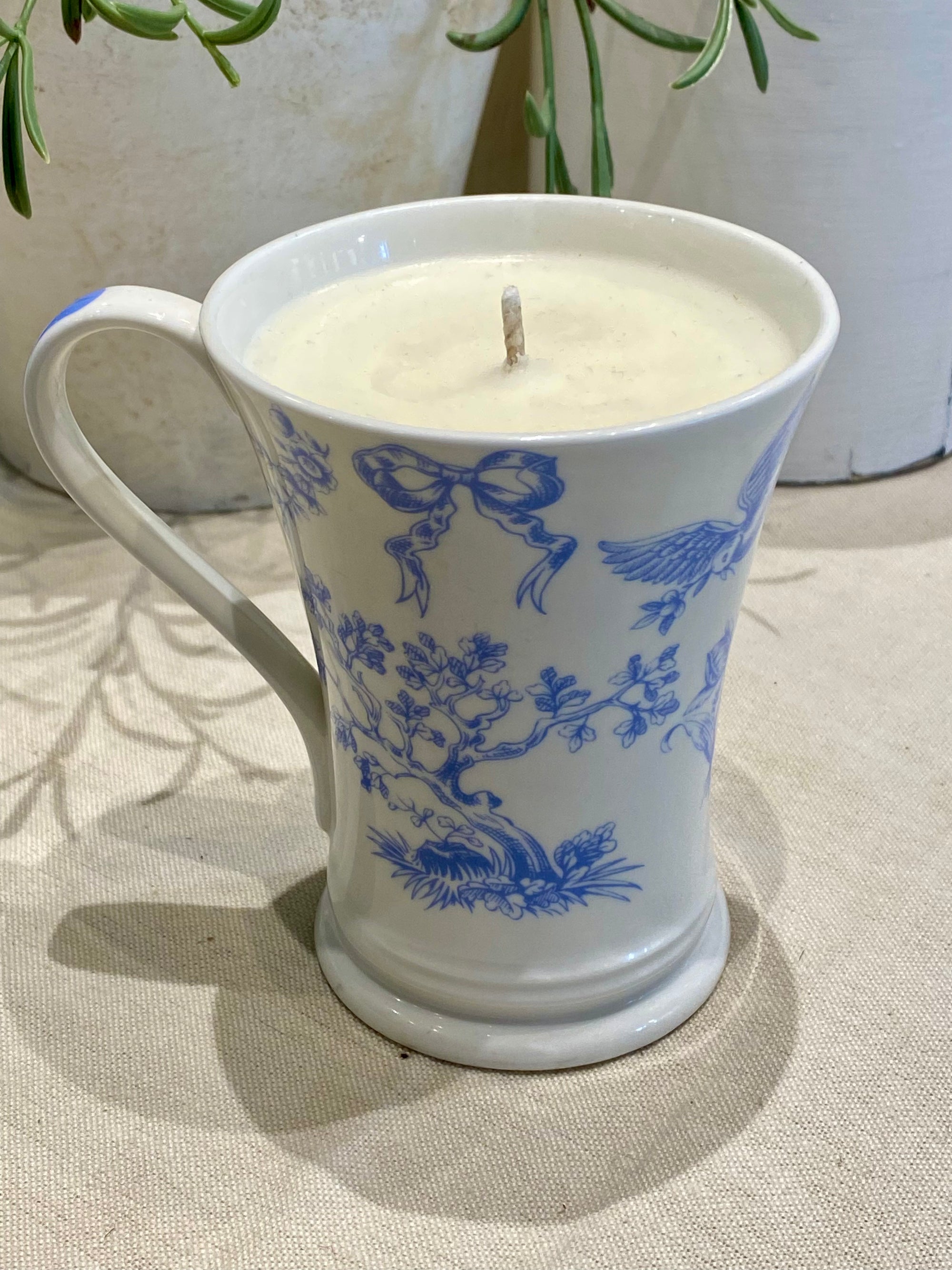 Vintage Vessel Candle - Blue Chintz