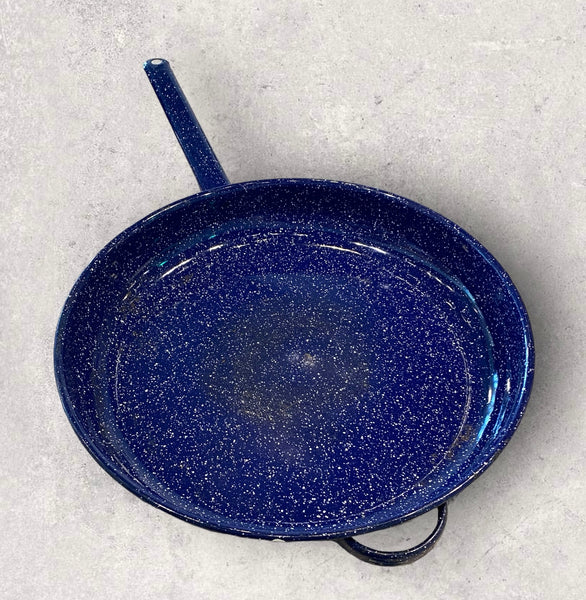 Blue Enamel Ware Pan