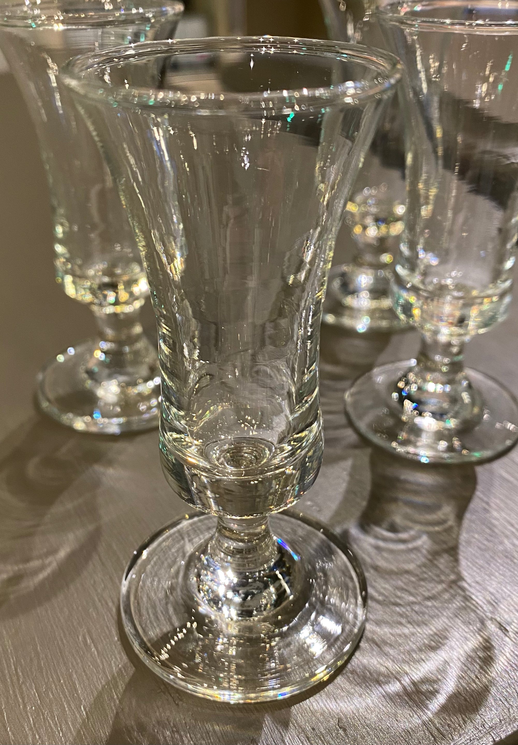 Set of 4 Vintage Cordial Glasses