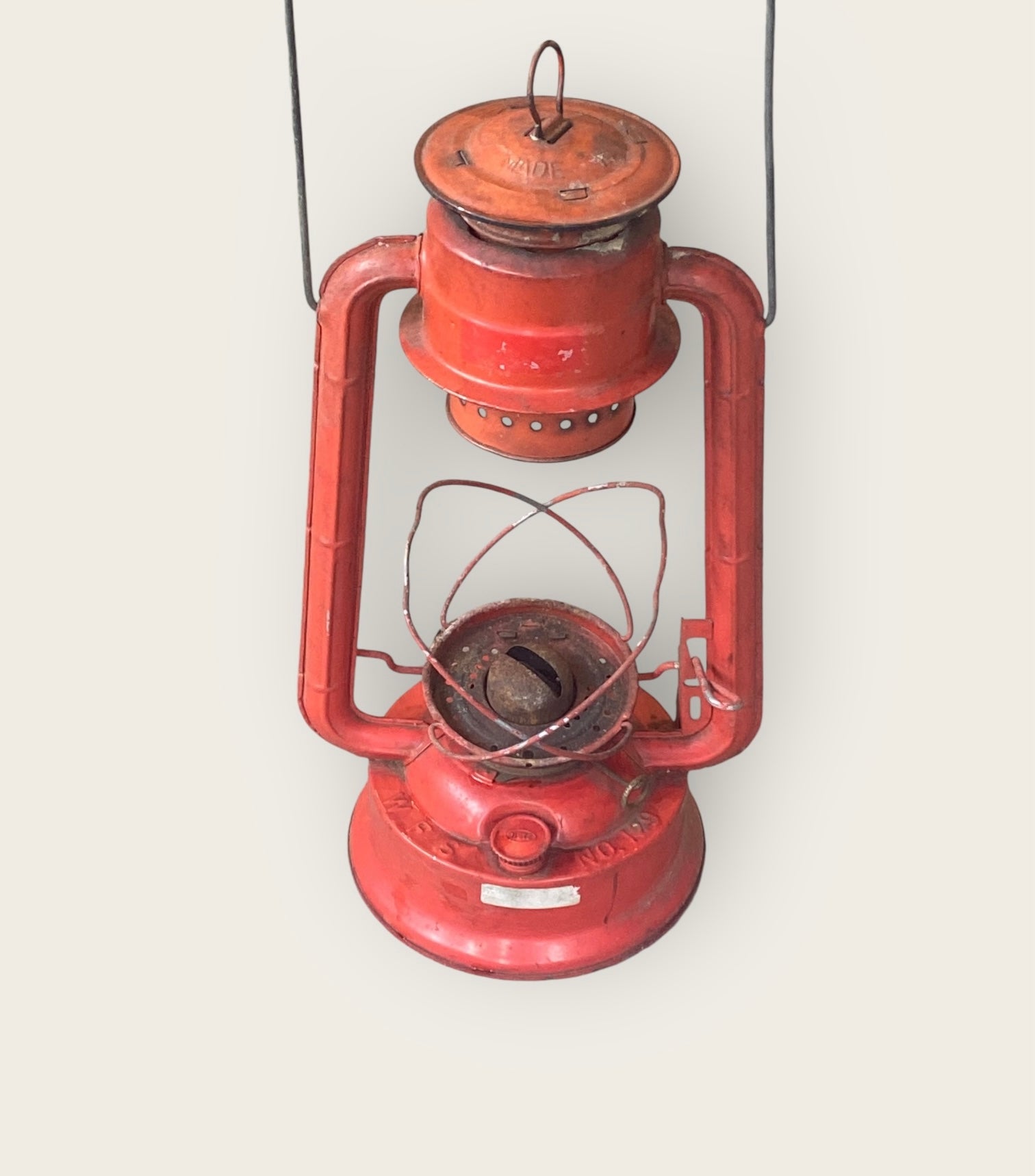 1960s Red Dietz Lantern