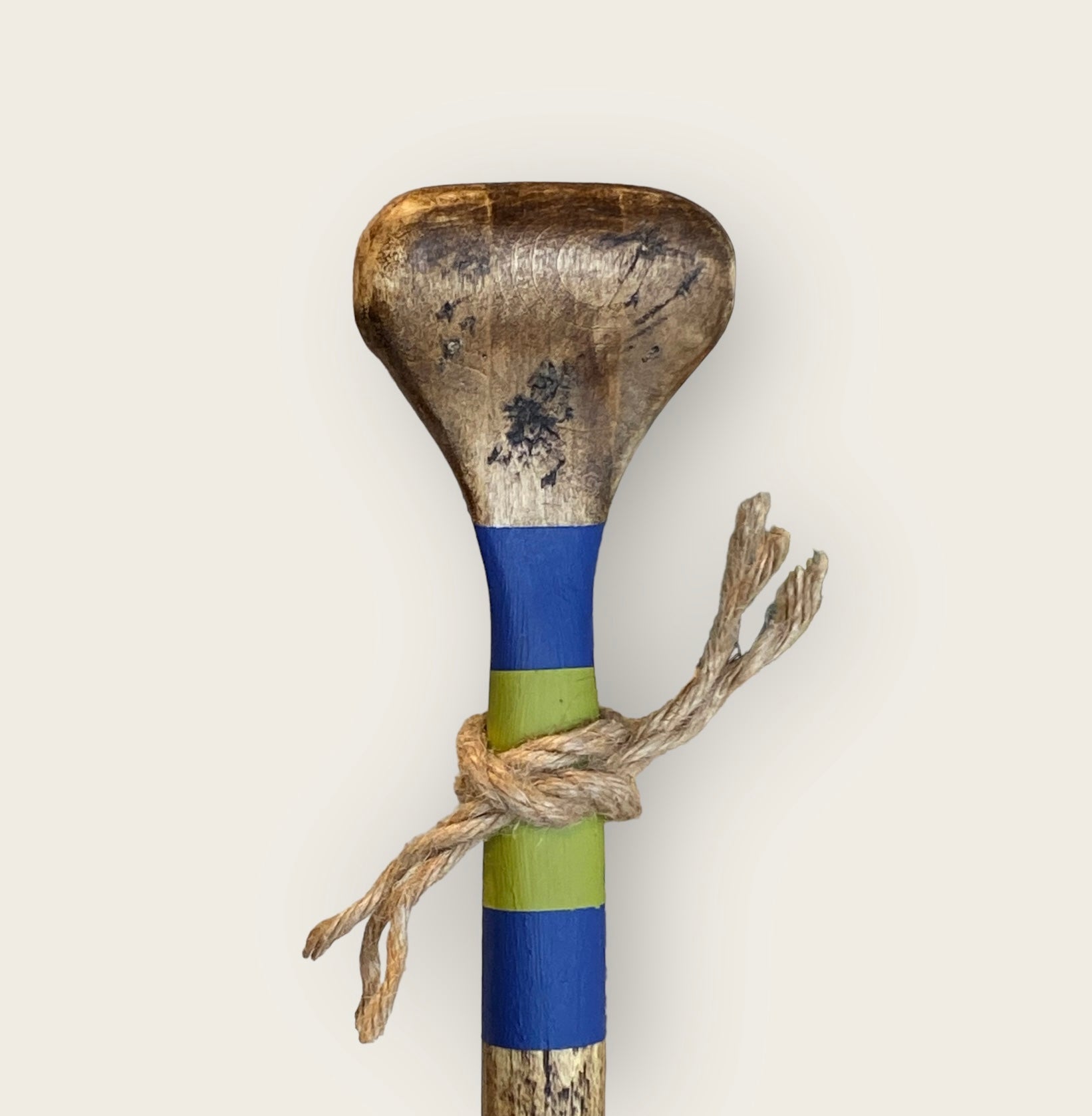 Decorative Blue and Green Paddle