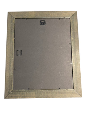 Gold and Charcoal Rectangle Frame