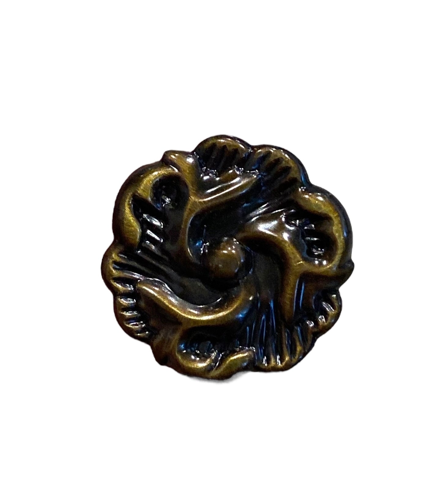 Bronze Coloured Rose Knob