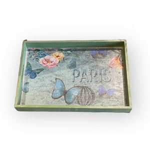 Wooden Paris Tray