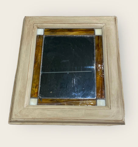 Frame with Stained Glass and Mirror